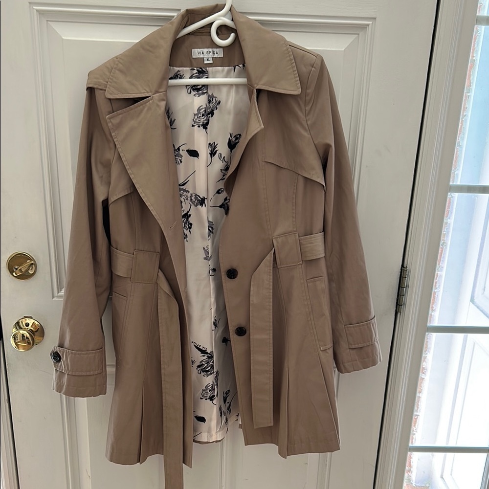 Tan Women's Trench Coat